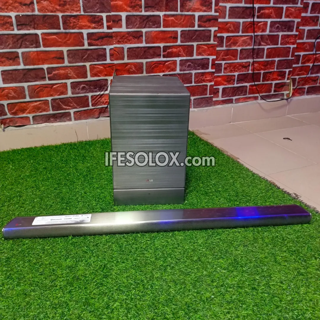 LG NB4540 4.1Ch 320W Super Surround Slim Bluetooth Sound Bar with Wireless Subwoofer - Foreign Used