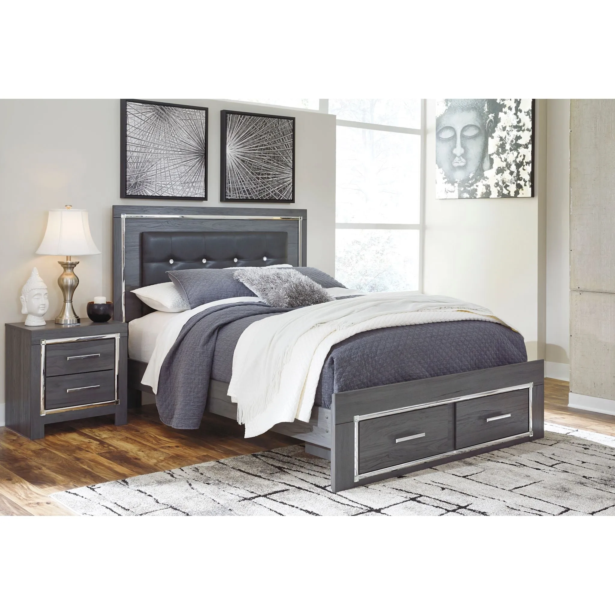 Lodanna Storage Panel Bed