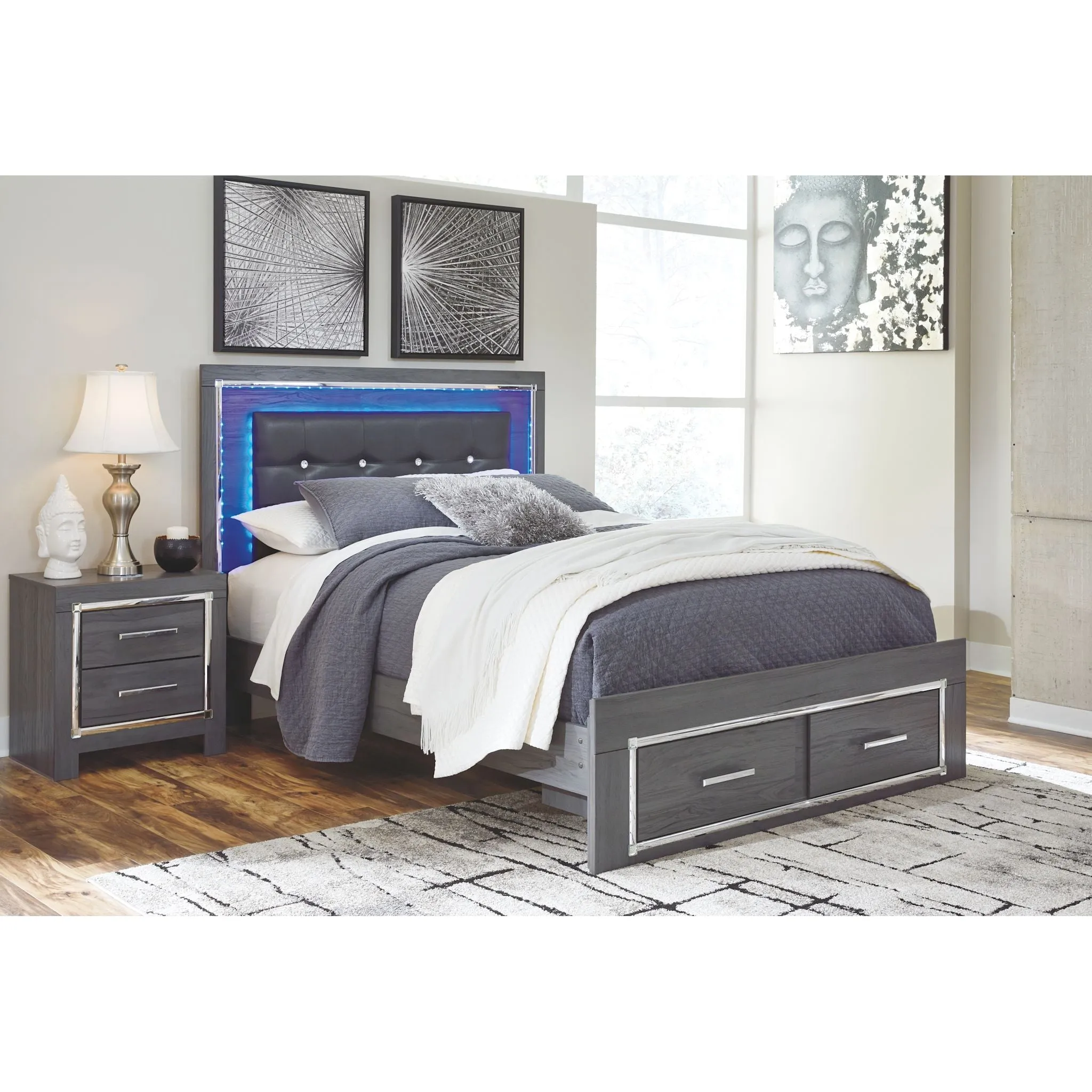 Lodanna Storage Panel Bed