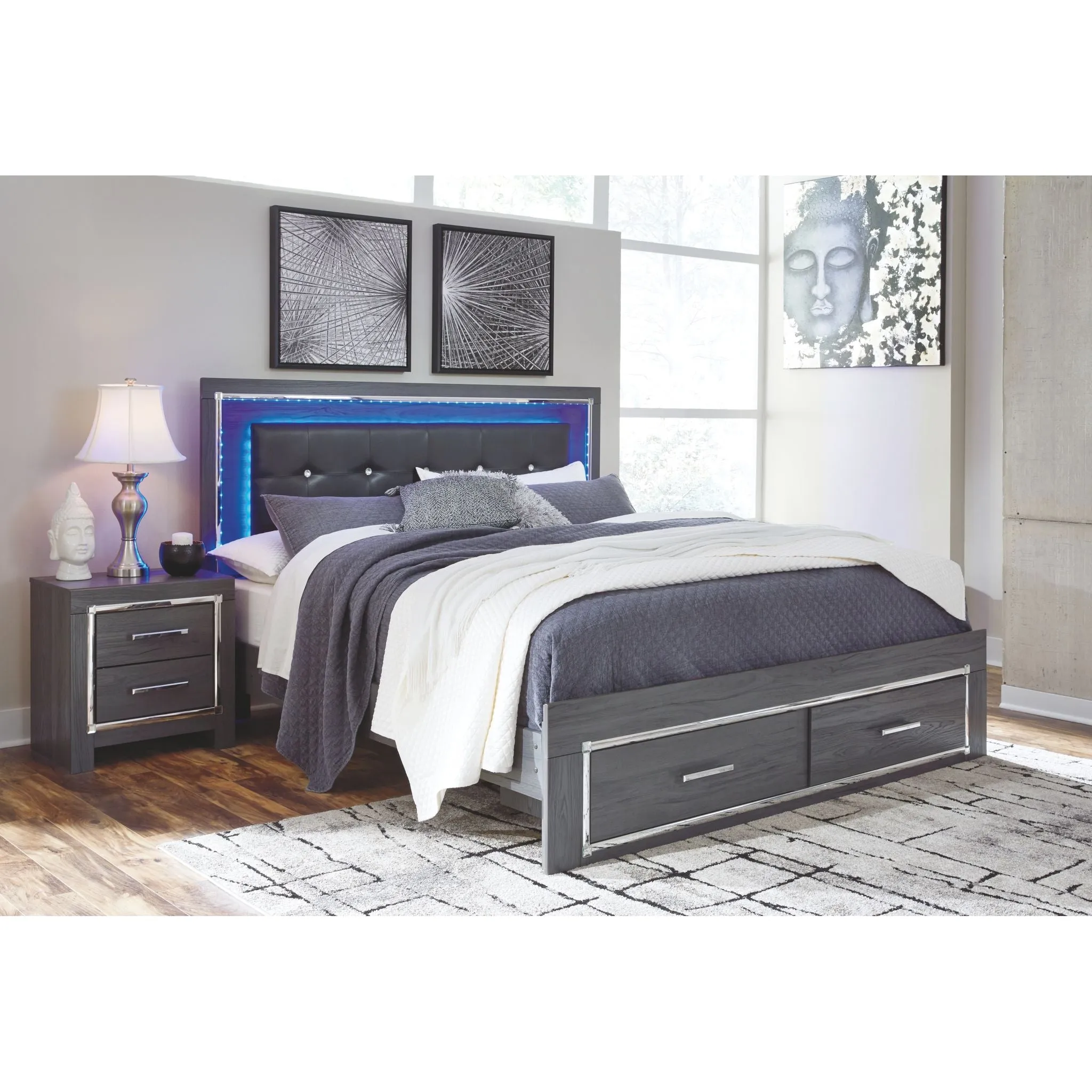 Lodanna Storage Panel Bed