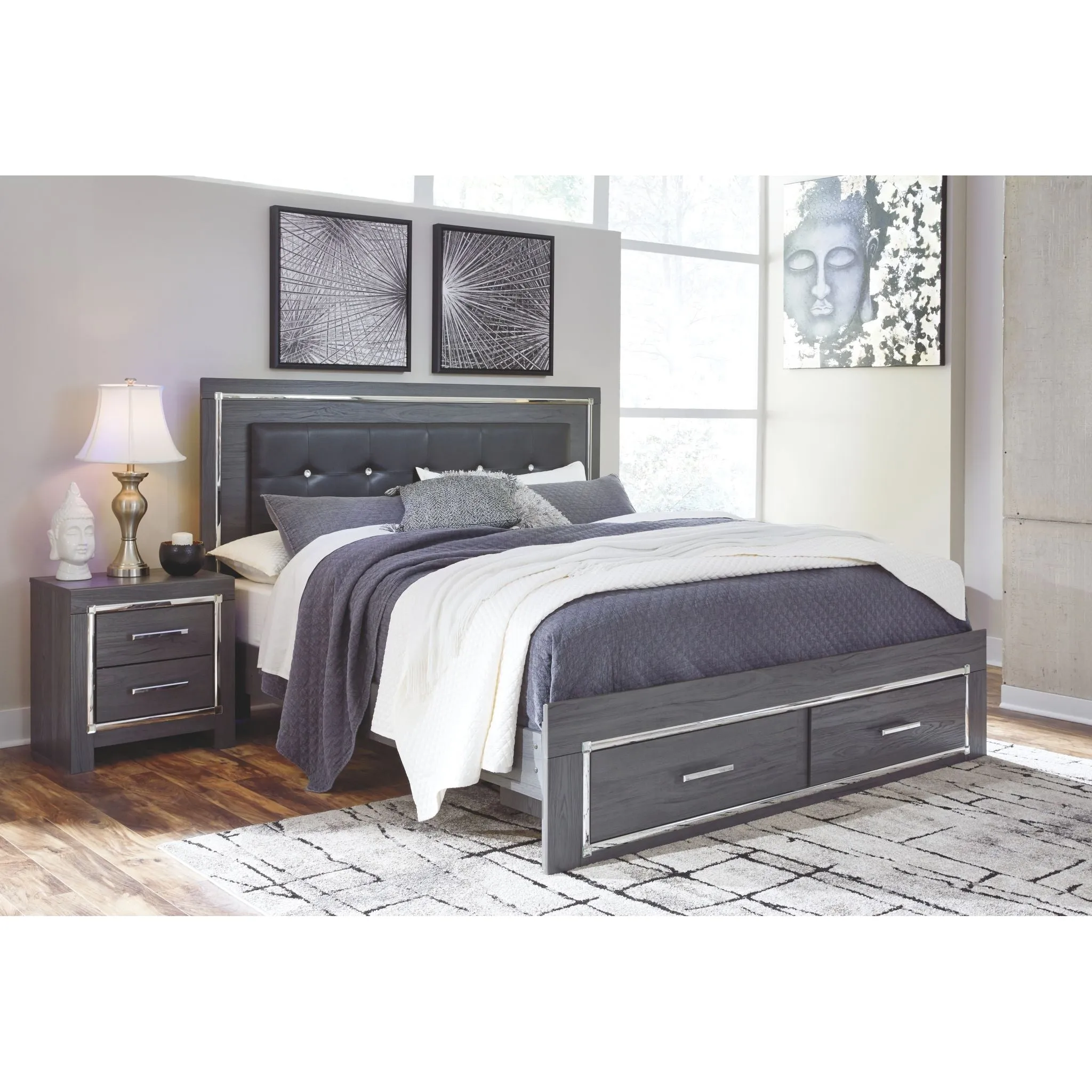 Lodanna Storage Panel Bed