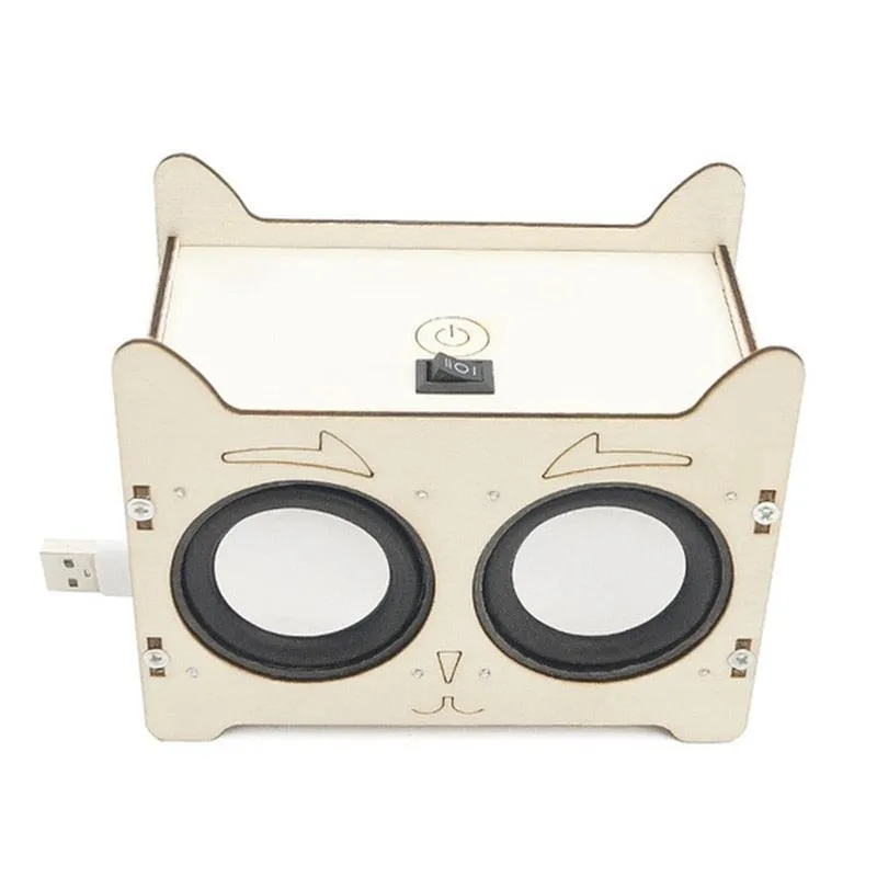 Lucky Cat DIY Wireless Bluetooth Speaker Educational Electronic Science Experiment Production Kit STEM