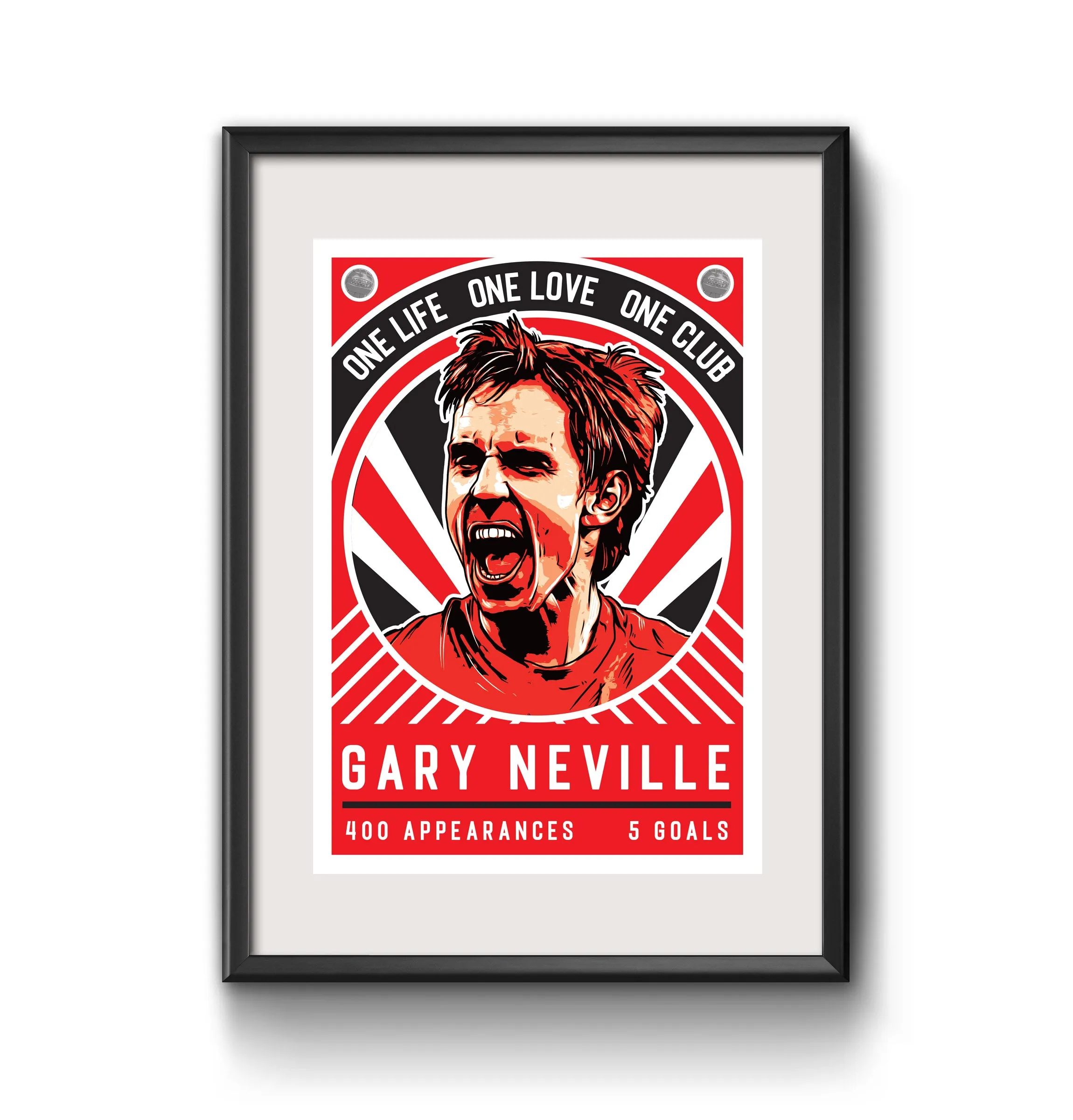 Man U Gary Neville Print