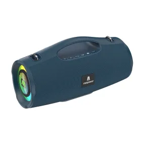 Max Power Heavy Duty Water Resistant & Dust Proof Bluetooth Speaker W/ Handle & Shoulder Strap - Blue