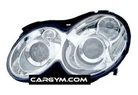 Mercedes-Benz W209 CLK 2003-2009 Chrome Dual Projector Headlight