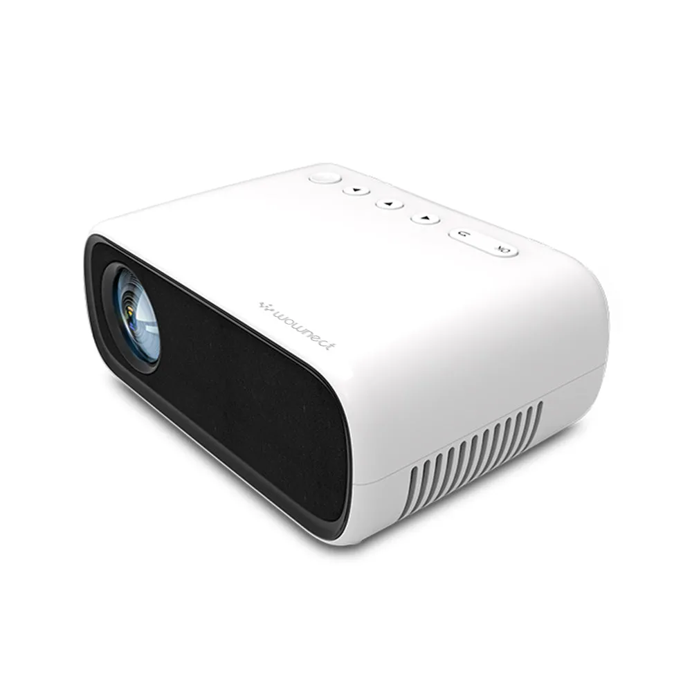 Mini LED WIFI Projector [100 ANSI Lumens] 1080P Supported [WiFi Screen Mirroring] [Support MiraCast /DLAN] Home Theater Portable Video Projector
