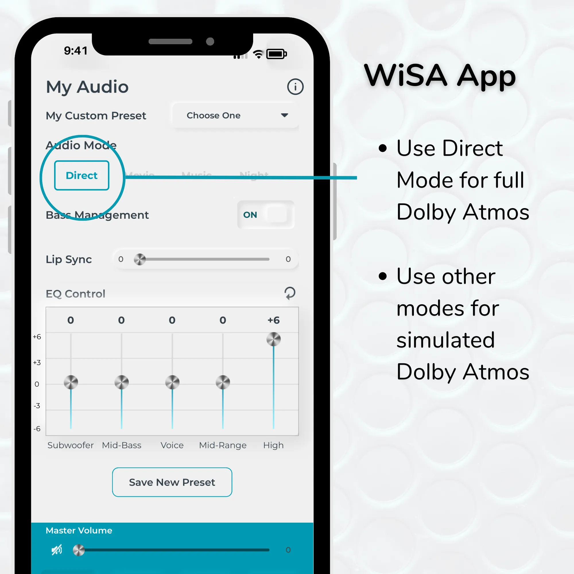 Monaco 5.1.2 with WiSA SoundSend (R)