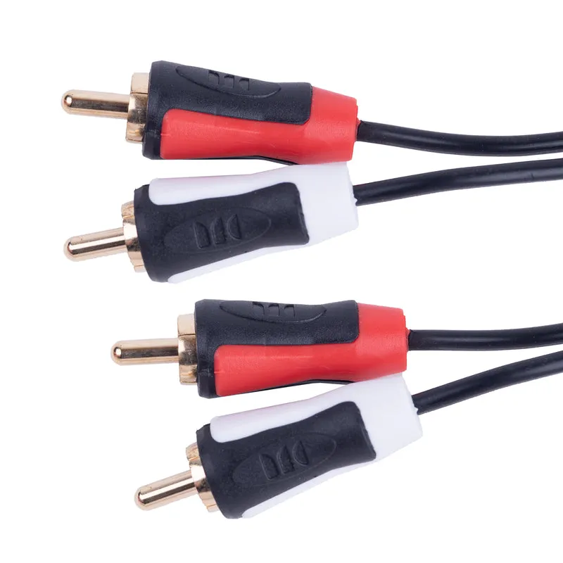 Monster Just Hook It Up 6 ft. L Dual R/L RCA Stereo Cable RCA