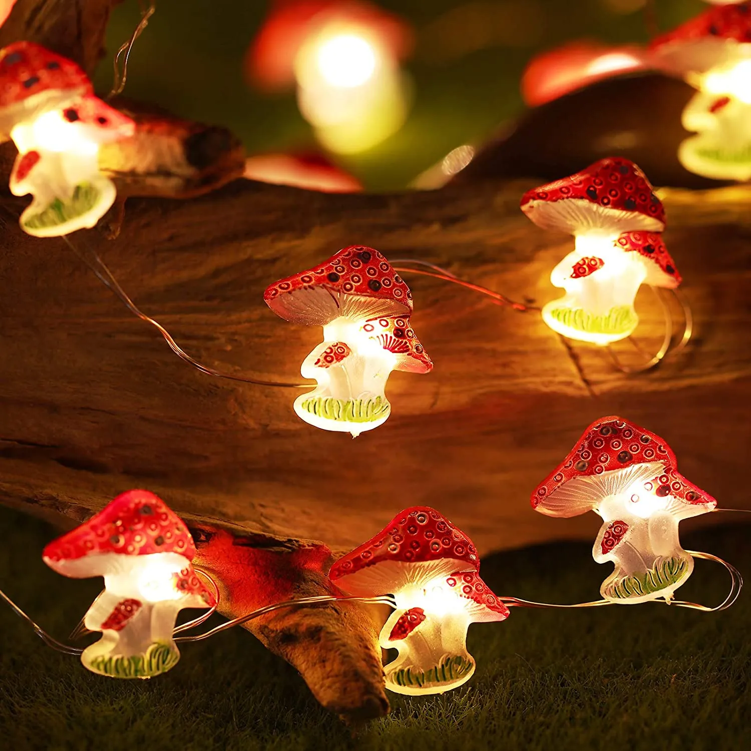 Mushroom String Lights