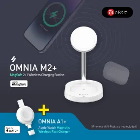 OMNIA M2  MagSafe 2  1 Wireless Charging Station   OMNIA A1  Apple Watch Magnetic Wireless Fast Charger