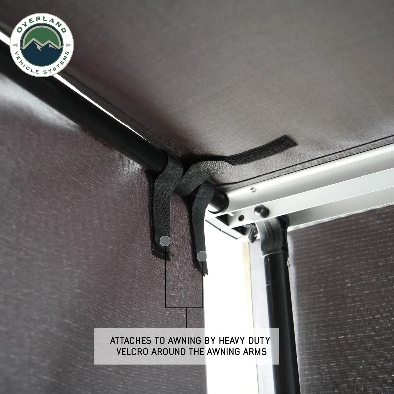 Overland Vehicle Systems Nomadic Awning Side Wall 2.0 - 2.0 x 2.2