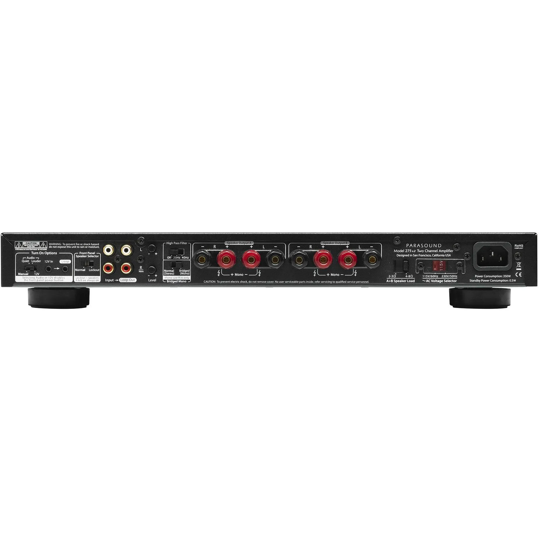 Parasound New Classic Model 275 v.2 2ch Power Amplifier