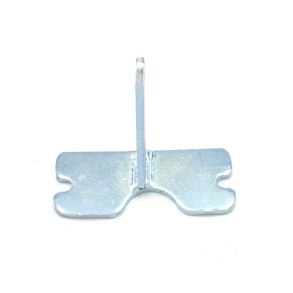 Patriot Air Conditioning Bracket - Head Mount - Steel - Chrome - Stock Compressor - Long Water Pump - Small Block Chevy