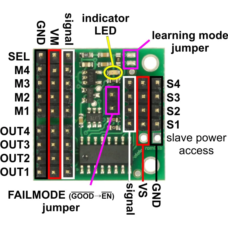 Pololu 4-Channel RC Servo Multiplexer