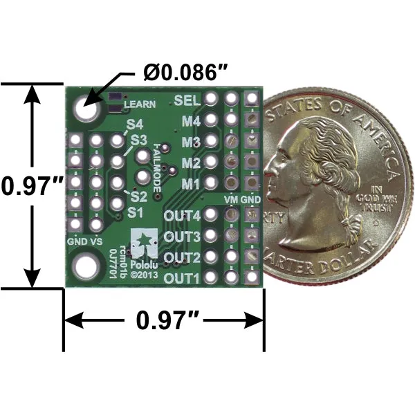 Pololu 4-Channel RC Servo Multiplexer