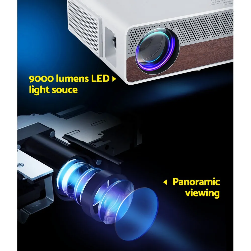 Portable WIFI Video Projector 4K Home Theatre HDMI 1080P Native