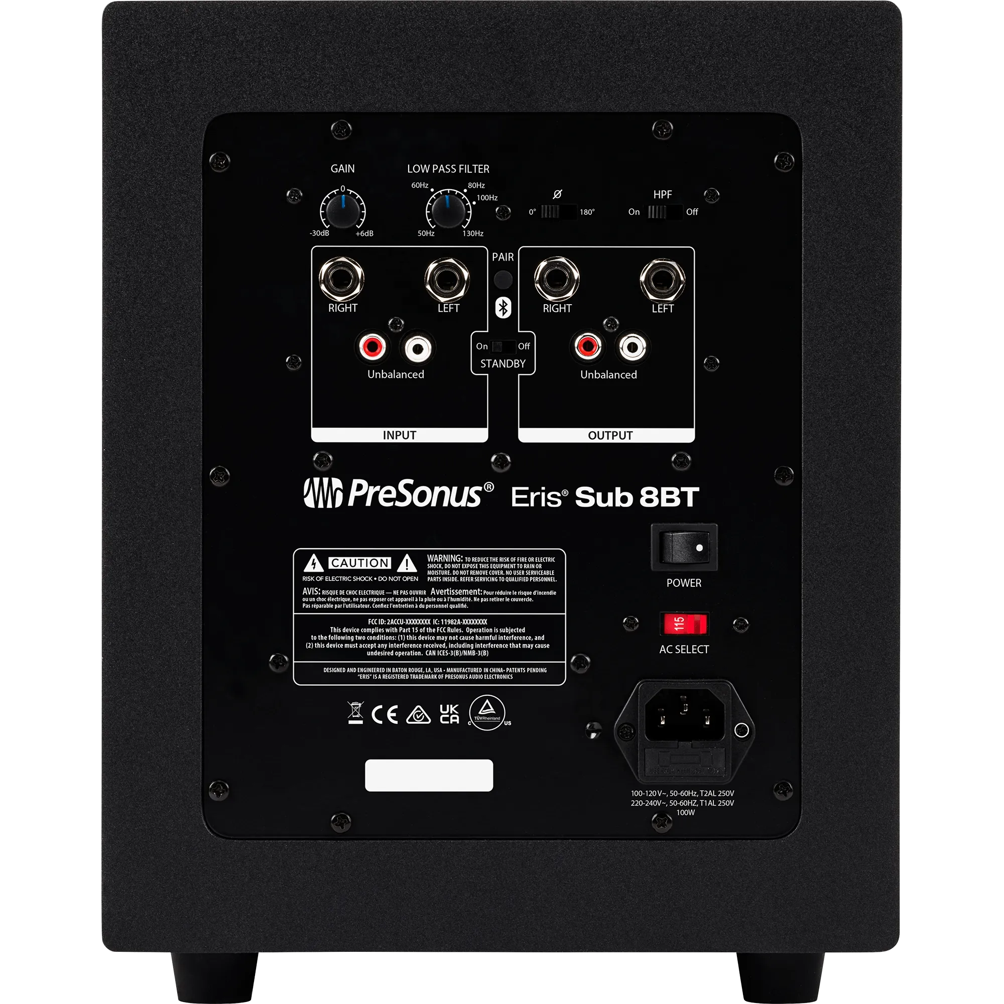 Presonus 2777500125 Eris Sub8 BT Studio Subwoofer