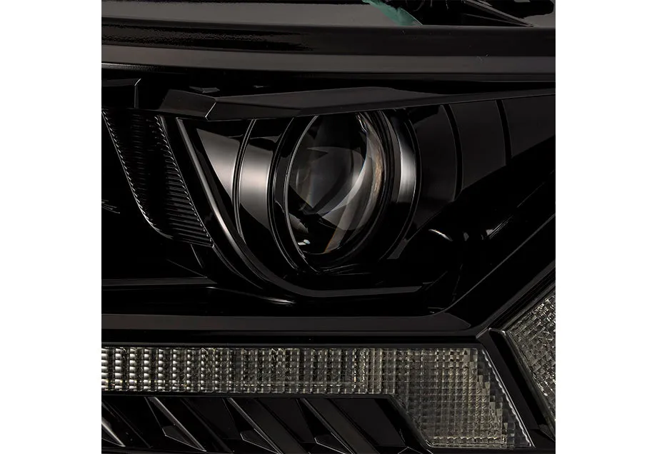 PRO-Series Projector Headlights Alpha-Black Fits 19-21 Ford Ranger