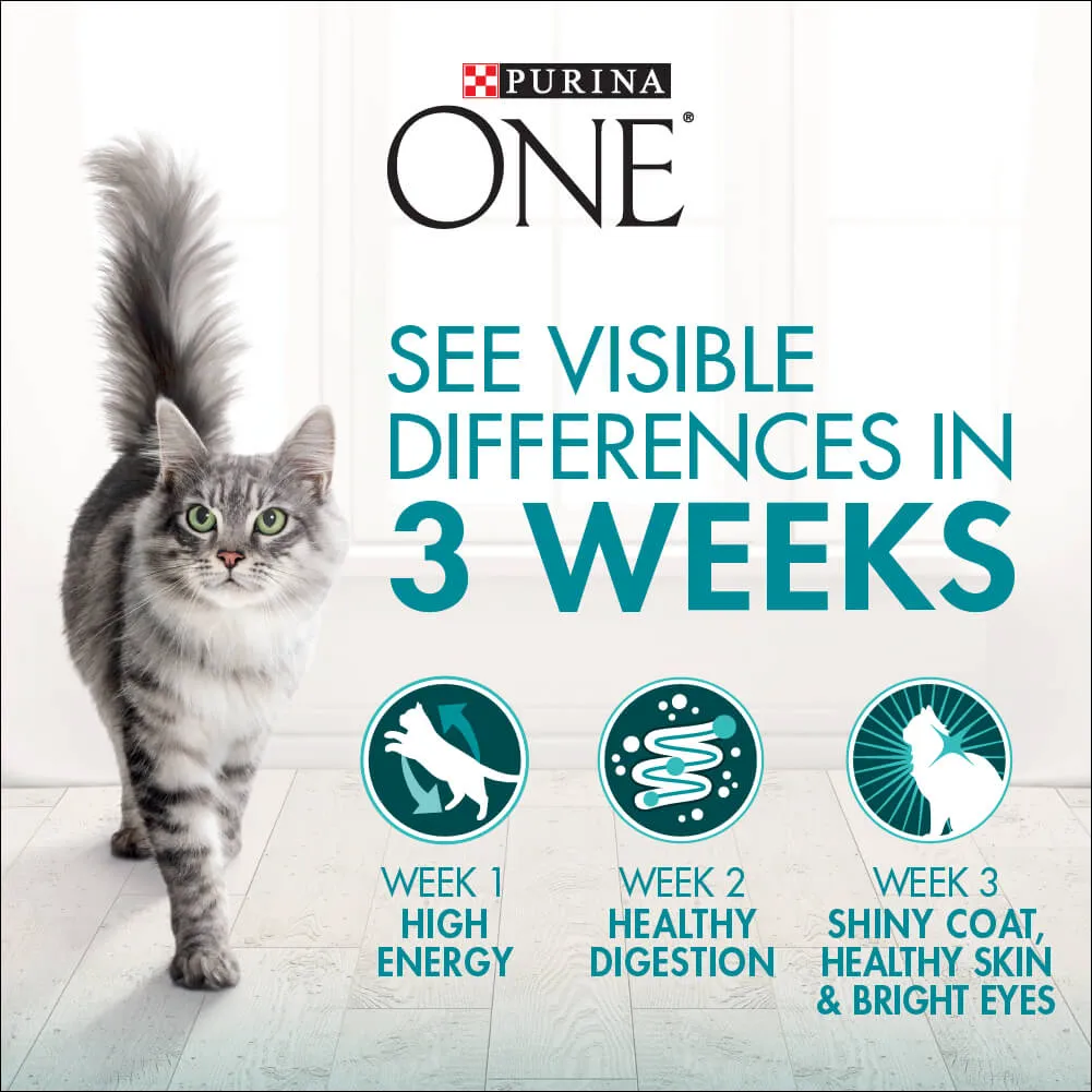 Purina One Adult Sensitive Salmon and Tuna Dry Cat Food 1.4Kg