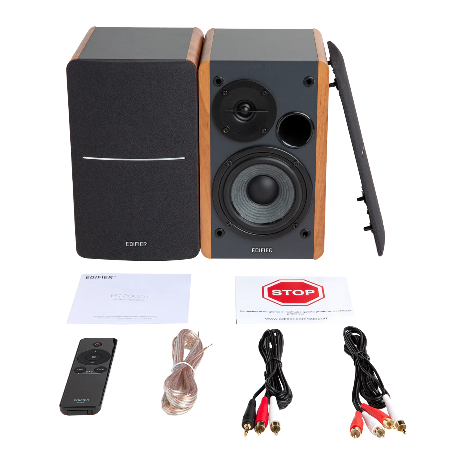 R1280Ts Powered Bookshelf Speakers (Certified Refurbished)