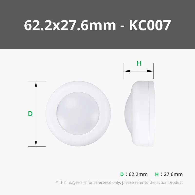 Wireless 16-Color RGBW Puck Lights with Remote Control
