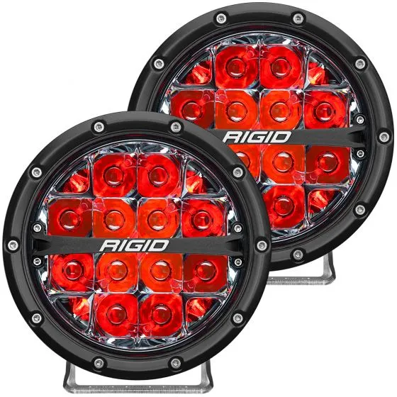 Rigid 360-Series 6" LED Off Road Fog Light Spot Beam-Pair