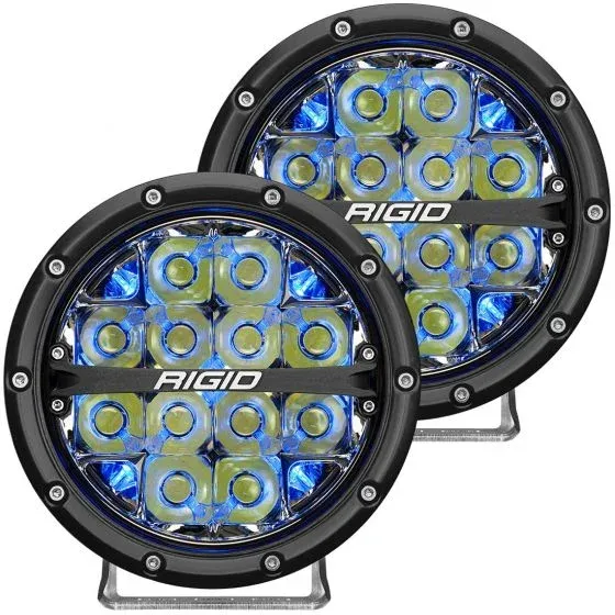 Rigid 360-Series 6" LED Off Road Fog Light Spot Beam-Pair