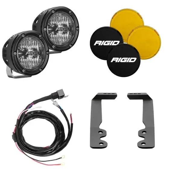 Rigid 4" 360-Series LED Ditch Light A-Pillar Kit | 2022-2025 Toyota Tundra