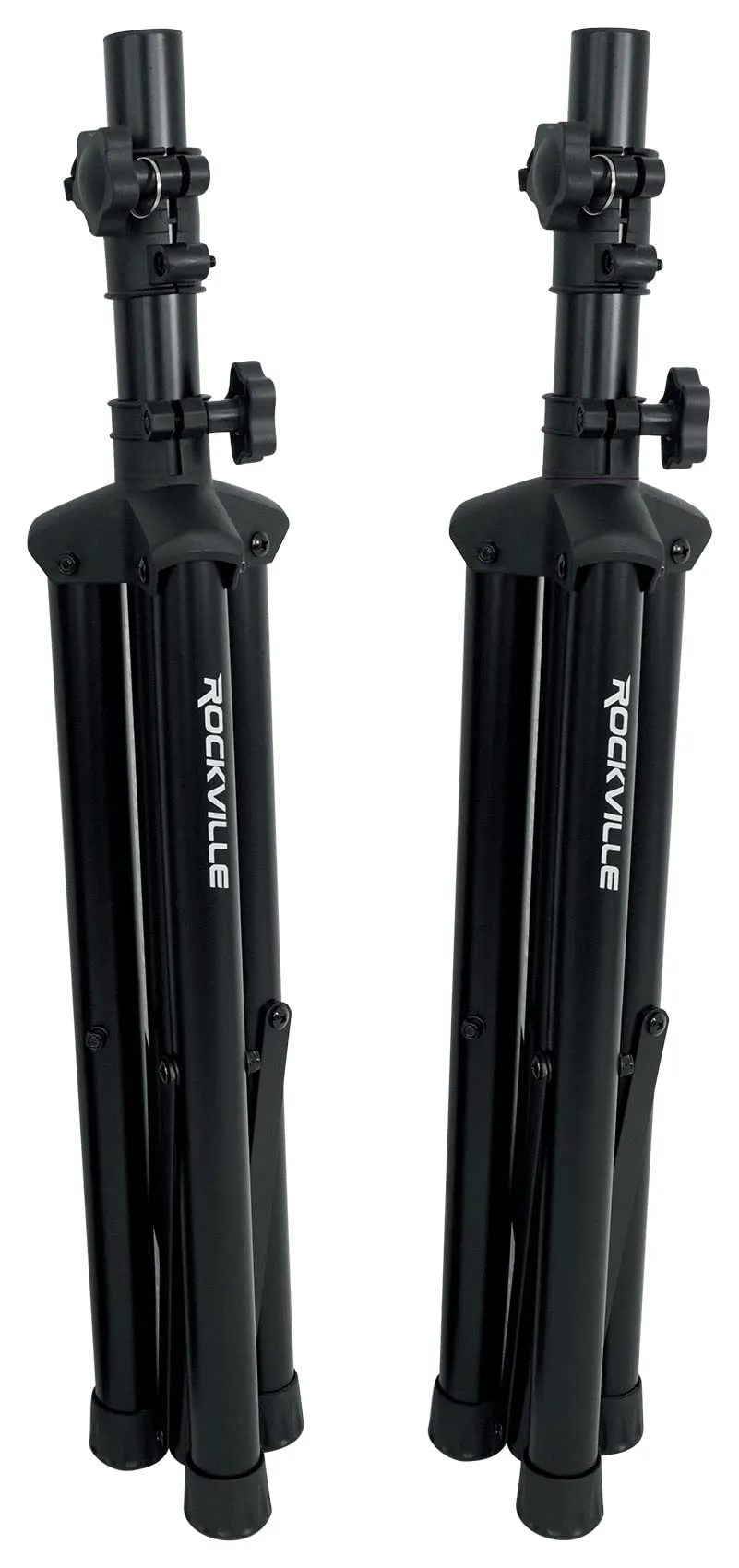 Rockville Package PA System Mixer/Amp 10" Speakers Stands Mics Bluetooth, (RPG2X10)