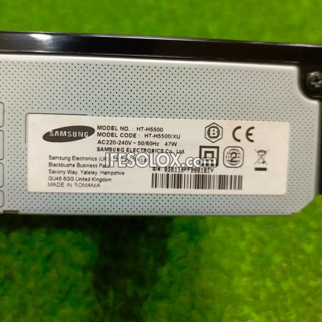 Samsung HT-H5500 5.1Ch 1000watts Bluetooth Blu-ray 3D Smart DVD Home Theater Machine Head (WiFi, Miracast) - Foreign Used