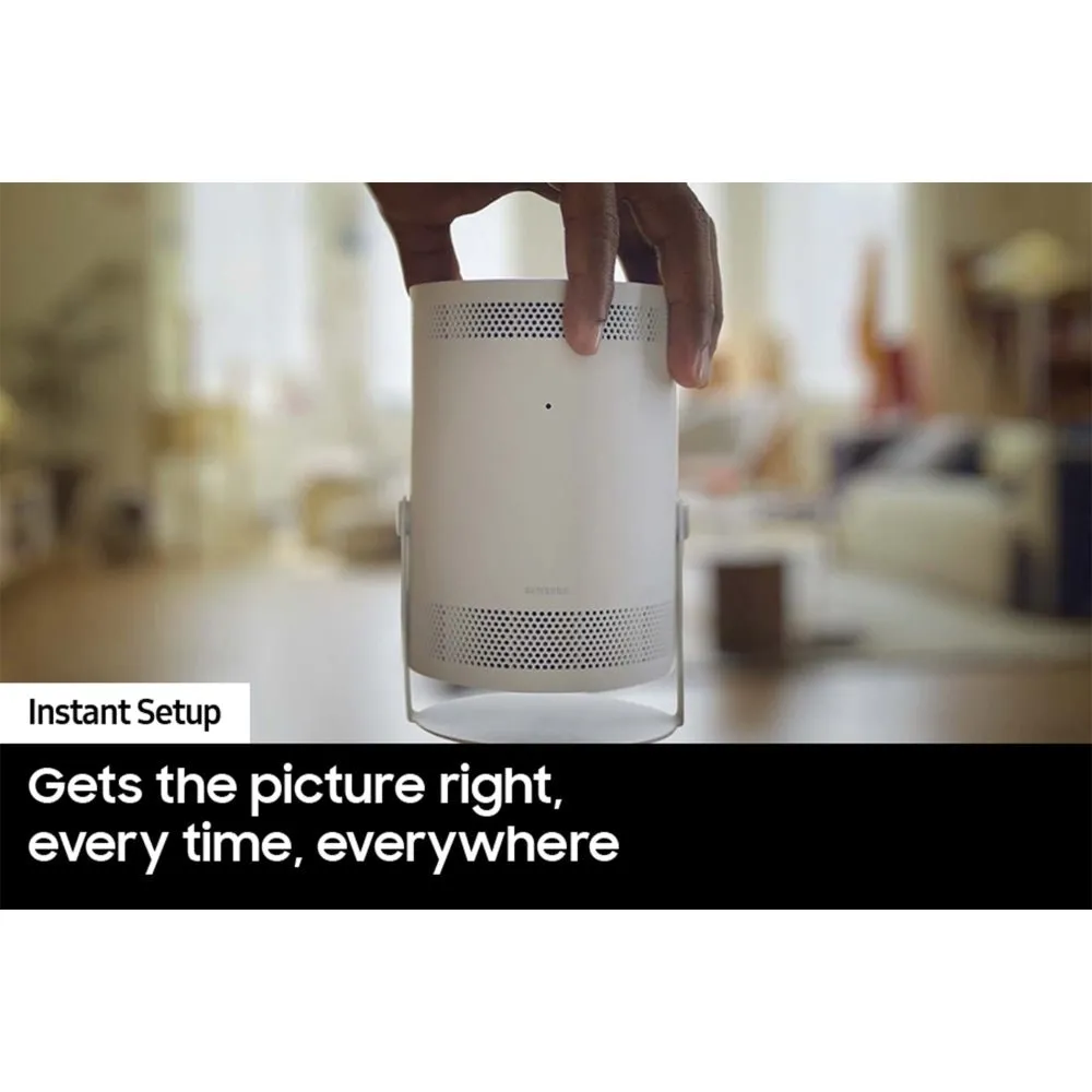 Samsung SPLFF3CLAXXXU 4K Smart Projector, White