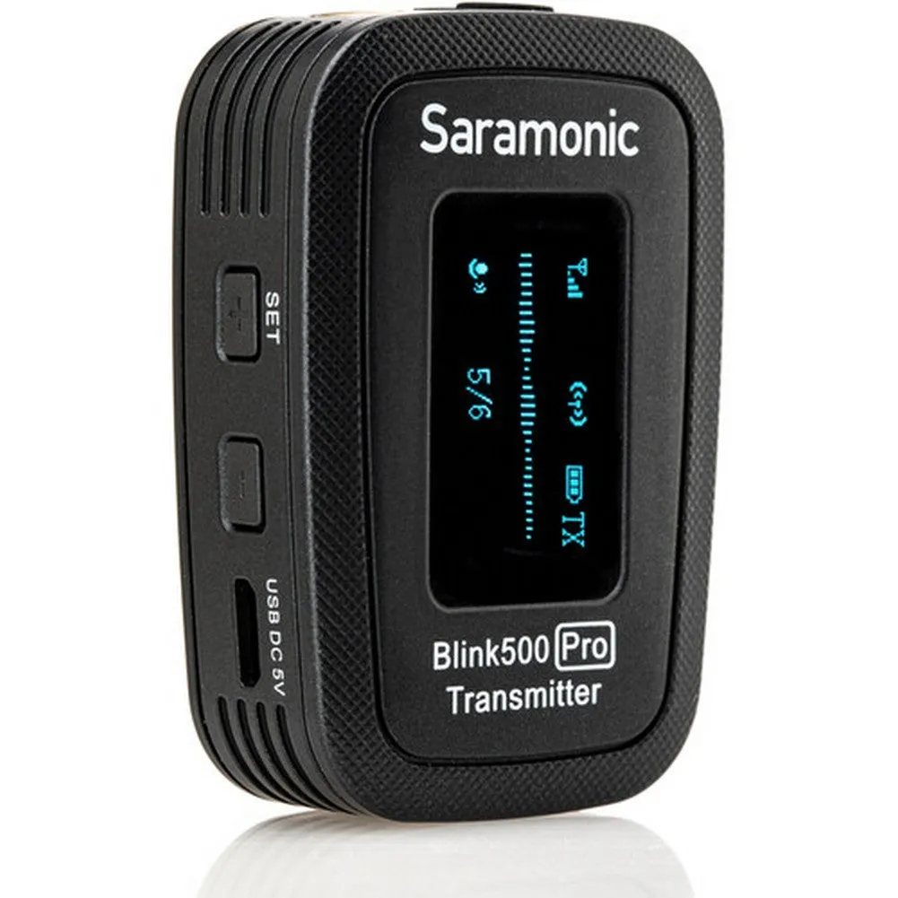 Saramonic Blink 500 Pro B2 2-Person Digital Camera-Mount Wireless Omni Lavalier Microphone System (2.4 GHz, Black)