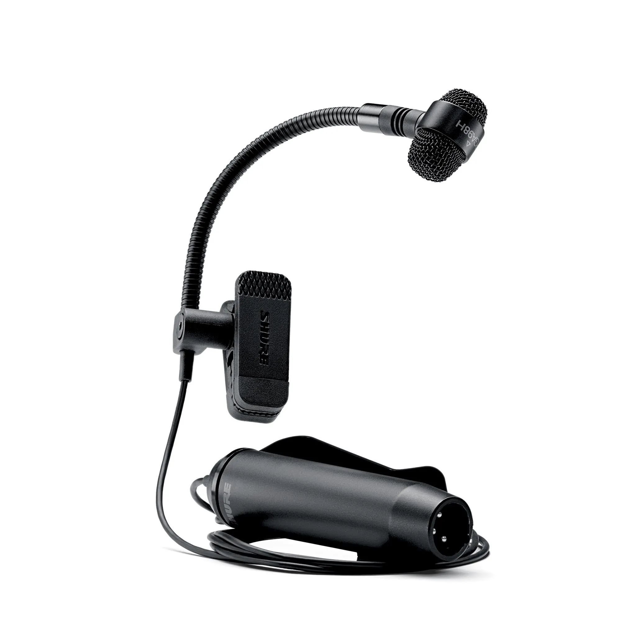 Shure PGA98H Cardioid Condenser Gooseneck Instrument Microphone With XLR Cable