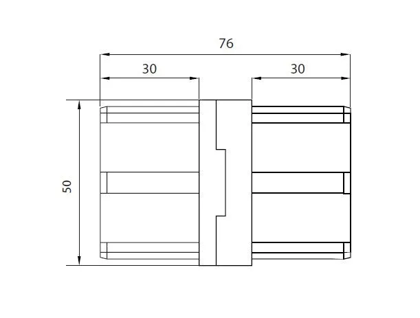 SOLO 50x10mm, VERTICAL JOINER