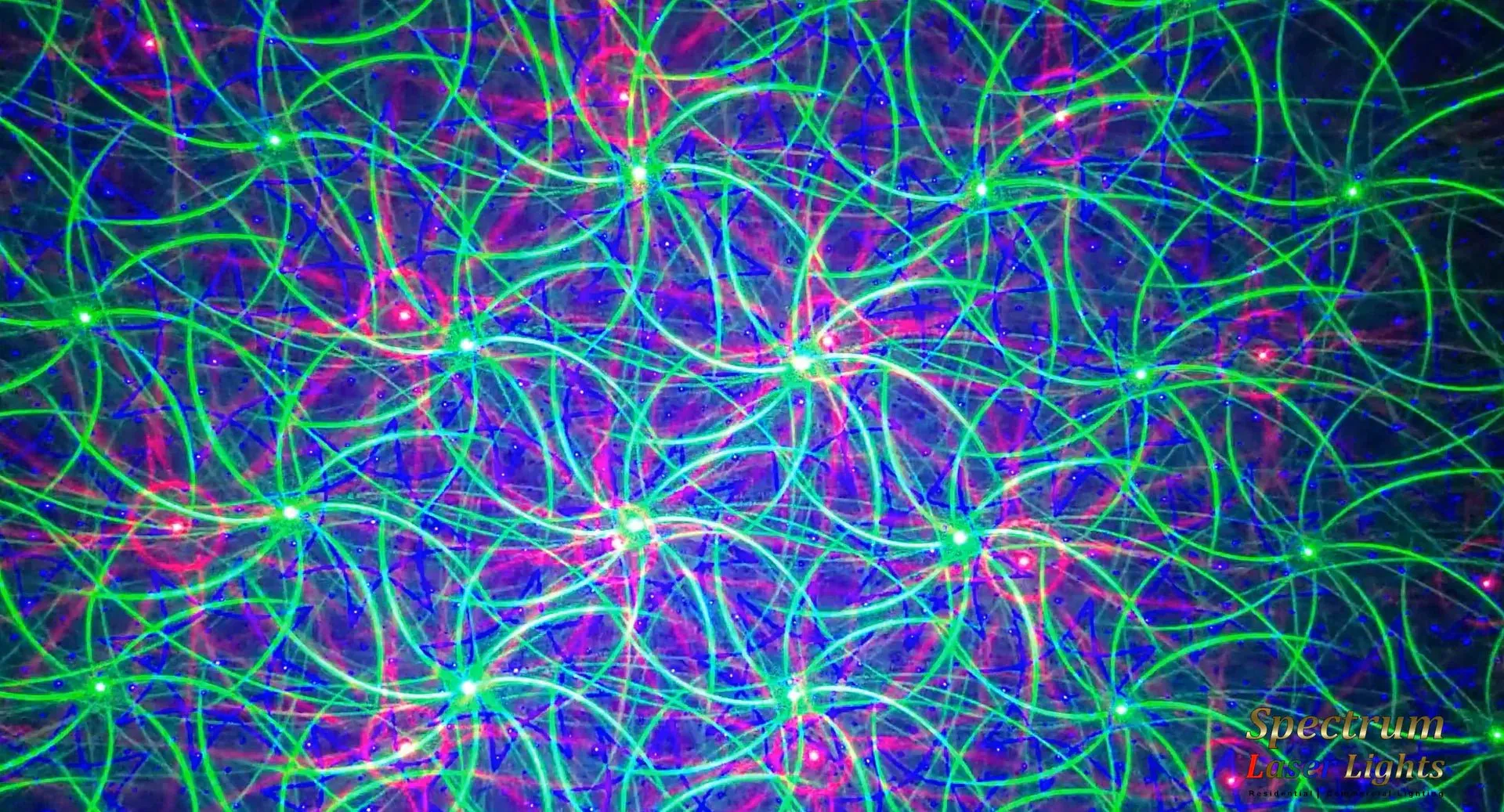 Spectrum Kaleidoscope Multi-Pattern Red, Green Blue Laser Light (SL-44)