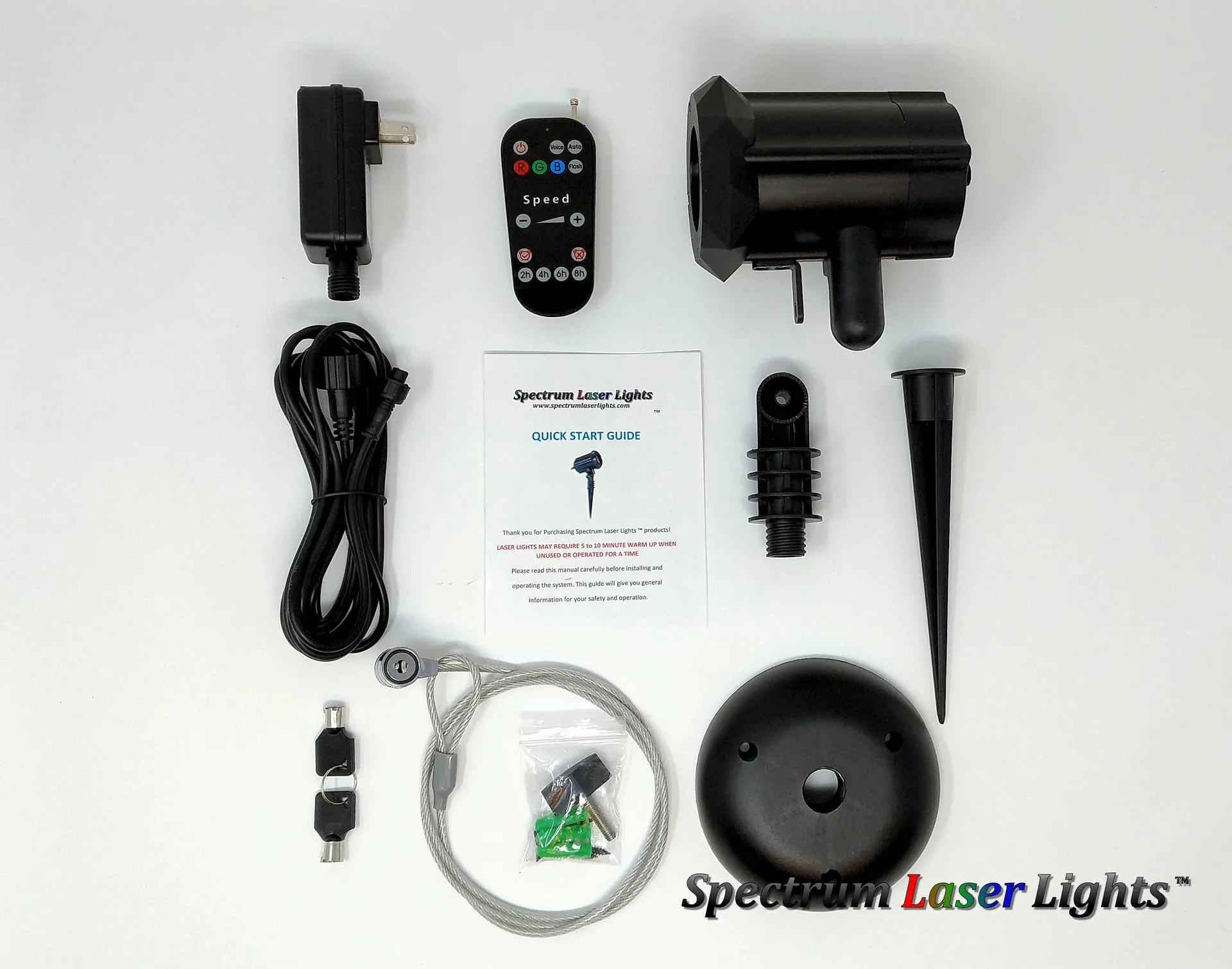 Spectrum Kaleidoscope Multi-Pattern Red, Green Blue Laser Light (SL-44)