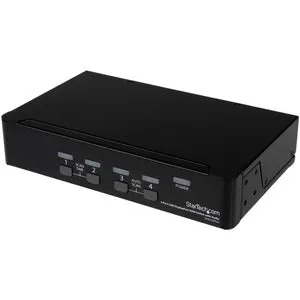 StarTech.com 4 Port USB DisplayPort KVM Switch with Audio