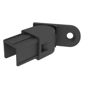 Summit Nanorail 25x21mm wall plate horizontal adj - Right - Black