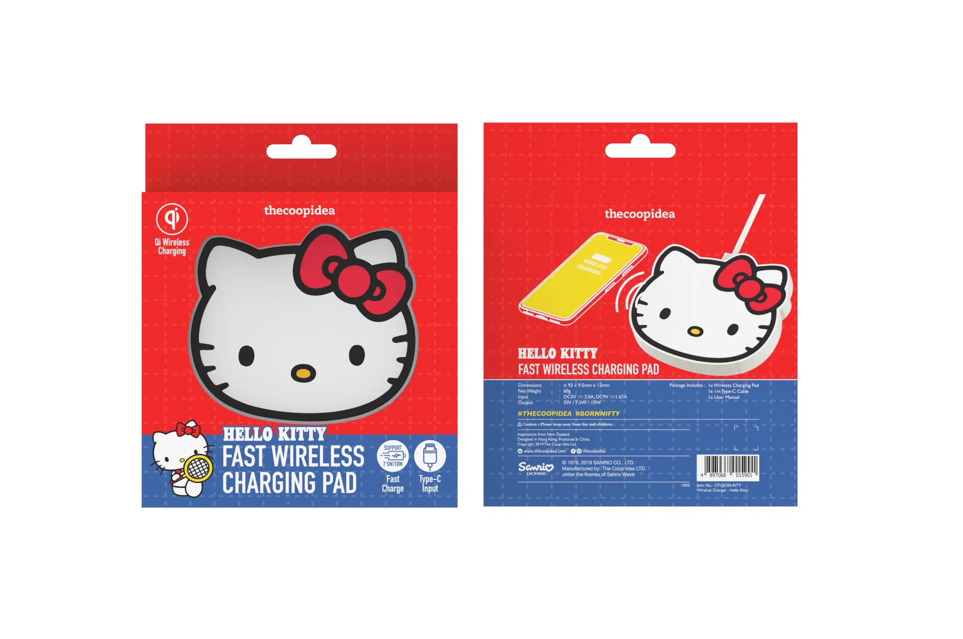 thecoopidea x Sanrio Hello Kitty My Melody Little Twin Stars Wireless Charging Pad Limited Edition