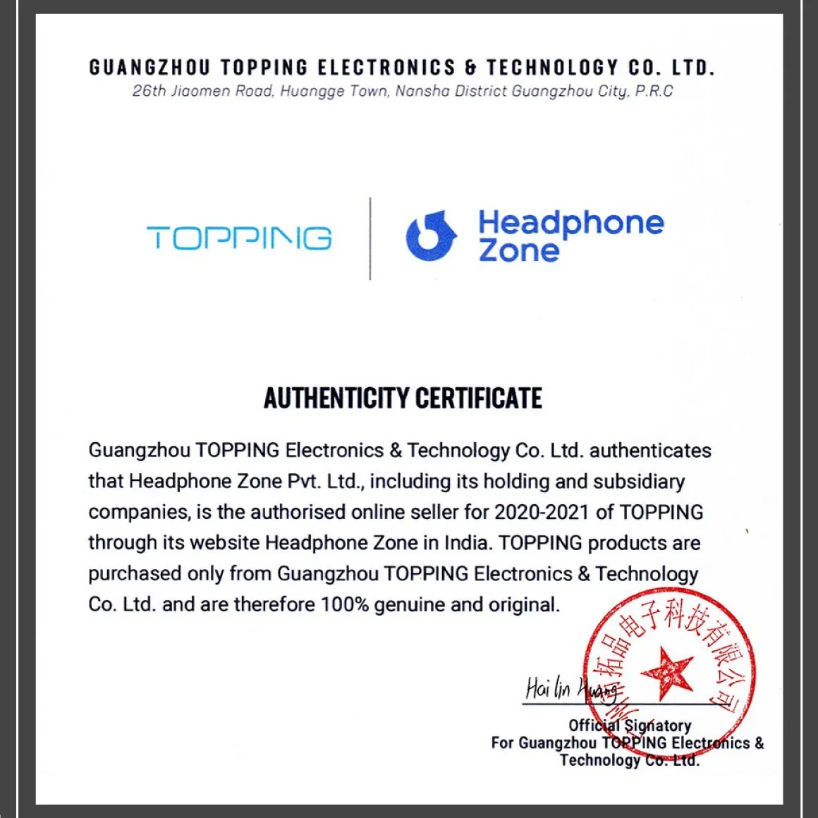 Topping - PA5