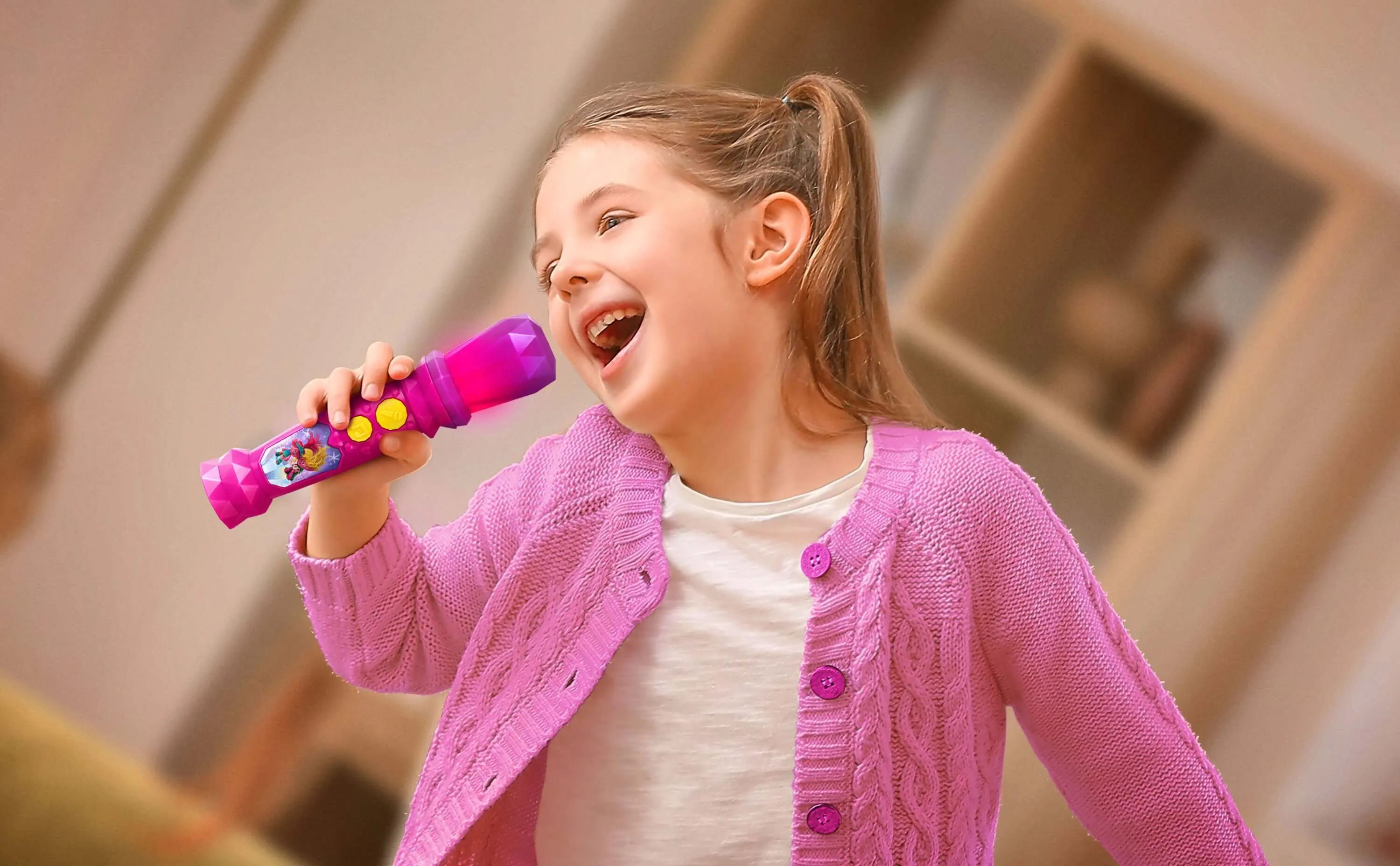 Trolls Band Together Karaoke Microphone Toy for Kids