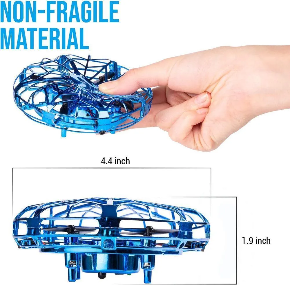 UFO Drone Flying Spinner Hand Operated Sensor Mini Drone Toy for Boys Girls