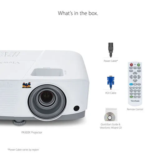 ViewSonic PA503X 3600-Lumen XGA DLP Projector