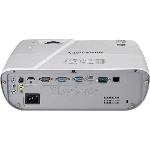 ViewSonic PJD6352LS 3200L LightStream XGA Networkable Short-Throw Projector (White)