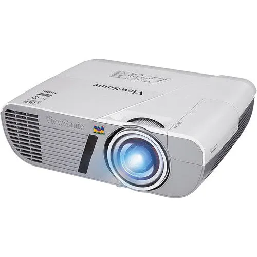 ViewSonic PJD6352LS 3200L LightStream XGA Networkable Short-Throw Projector (White)