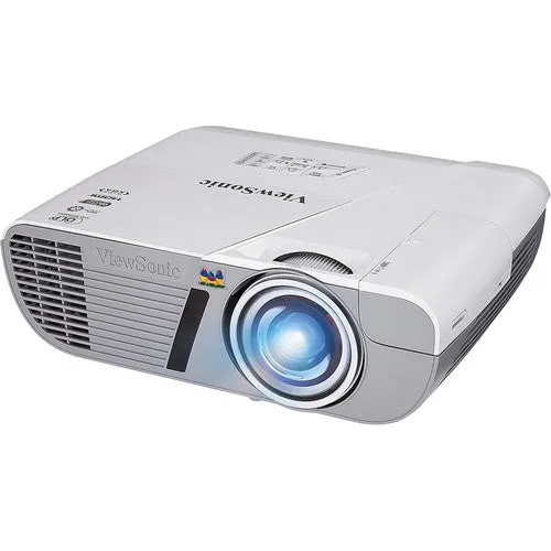 ViewSonic PJD6552LWS 3200L LightStream WXGA Networkable Short-Throw Projector (White)
