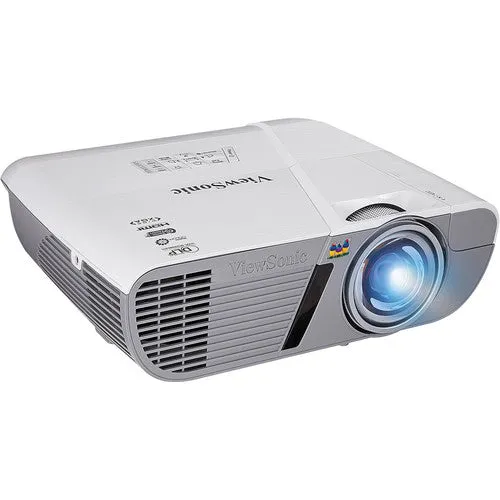 ViewSonic PJD6552LWS 3200L LightStream WXGA Networkable Short-Throw Projector (White)