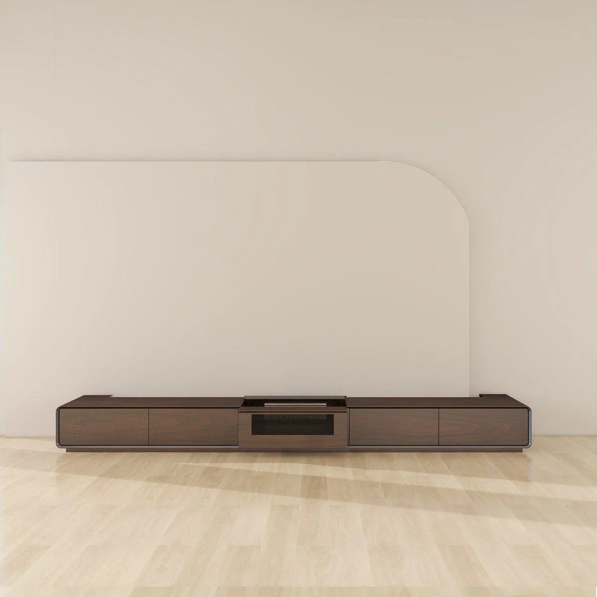 VIVIDSTORM Bundle-Projector&Screen&Motorised Laser TV Cabinet Copenhagen