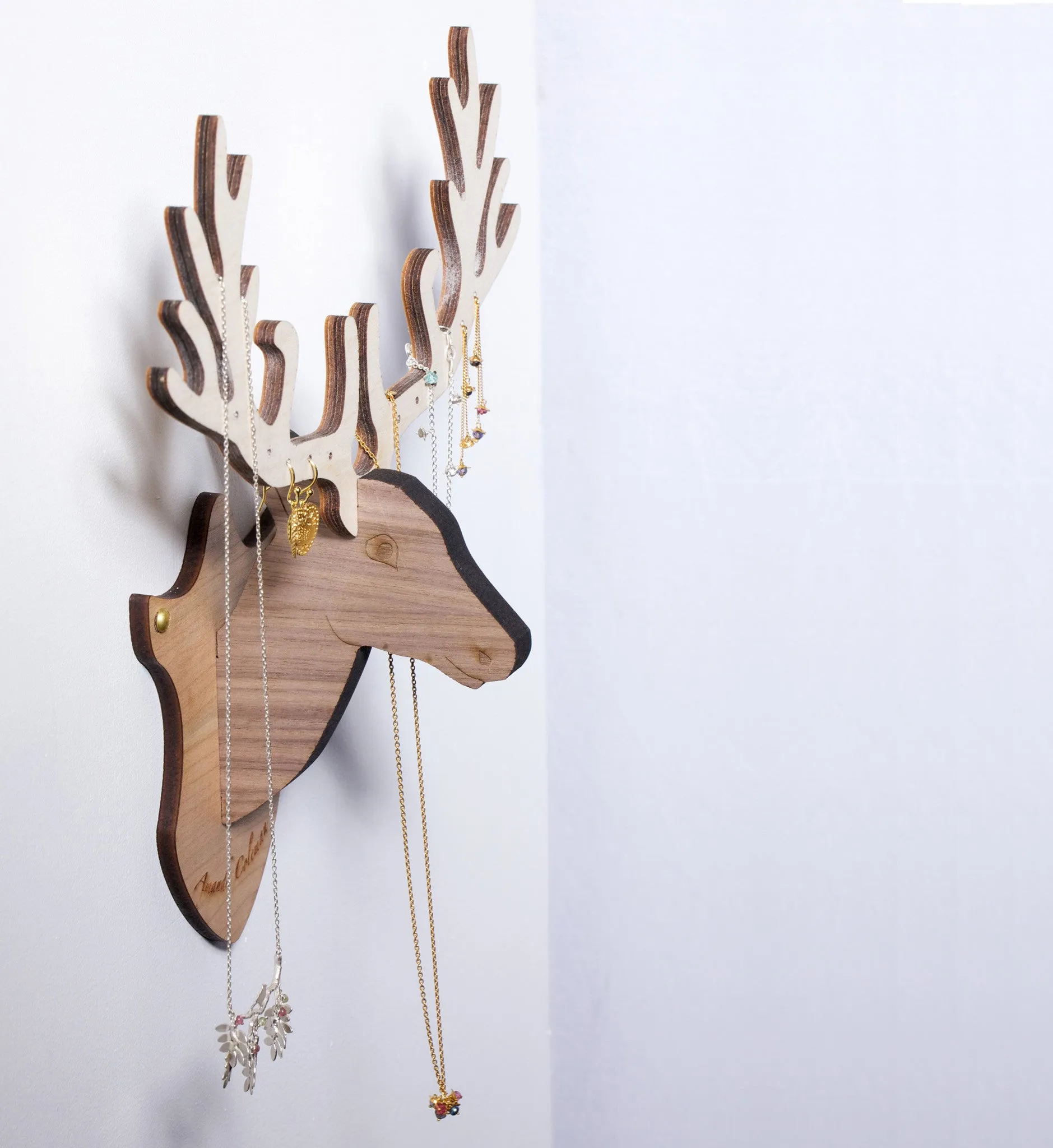 Wall Mounted Deer Jewellery Stand