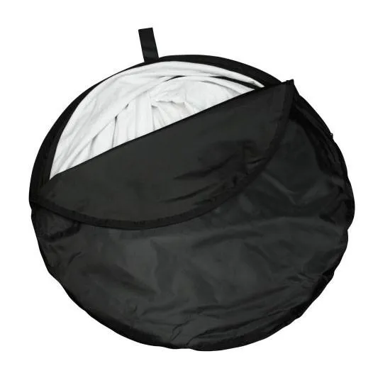 White / Black Double Sided Pop Up Backdrop with Stand and Peg Kit (1.5 x 2.1M) - Bundle